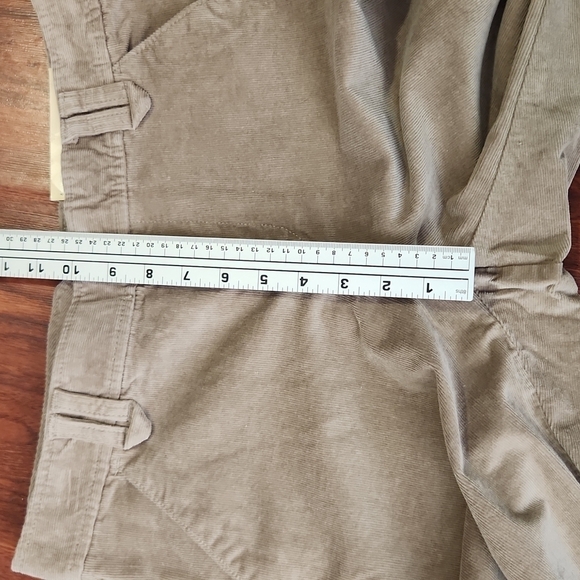 Dockers Pants Womens Size 8 Short Stretch Corduroy Tan New - Picture 5 of 8